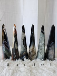 Image 2 of 6.5" Sardonyx Agate Crystal Towers | Red | White 6 - Styles