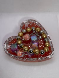 Image 7 of Handcrafted Resin Heart Coaster Trinket Tray