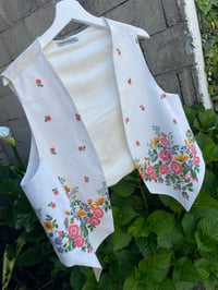 Image 1 of Chaleco feito a man. FOLIADA68. Talla L. Deseño exclusivo!