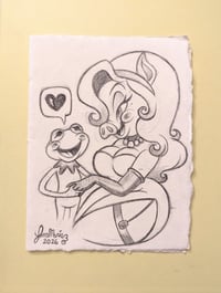 Miss piggy and Kermit Lovers Sketch