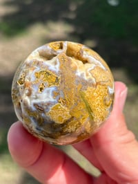 Image 4 of Ocean Jasper Druzy Sphere #2830