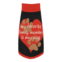 Image 3 of My favorite family member is my dog knitted pet sweater