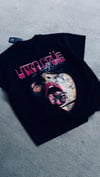 TOUR GRUNGE TEE - AGED BLACK