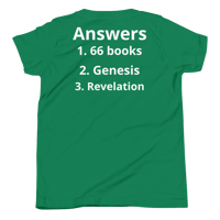 Image 20 of Unisex Youth Short Sleeve T-Shirt (Bible trivia 1)