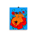 Image 1 of Flowers in our hair Poster