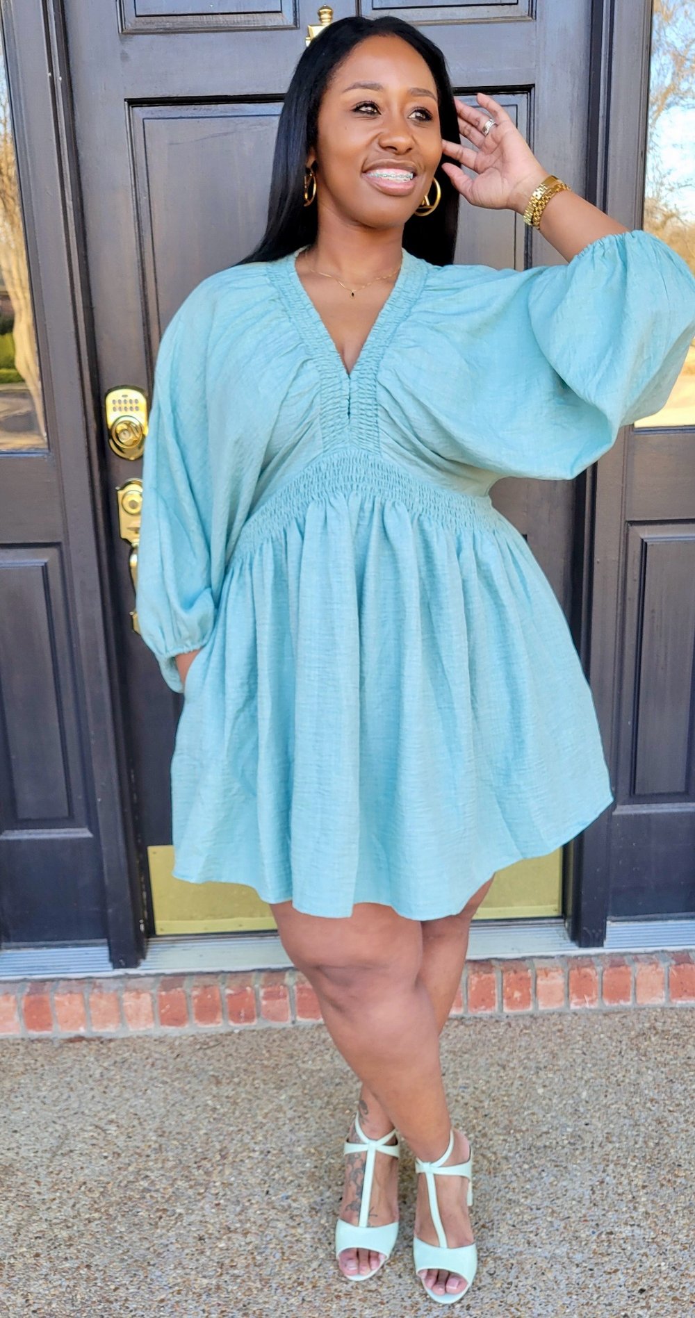 Image of Mint Condition Bat Sleeve Dress