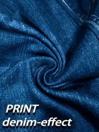 Image 4 of Plus Size Tummy Control Biker Shorts, Chic 3-Button Faux Denim Cycling Shorts, High Waist Slimming Y