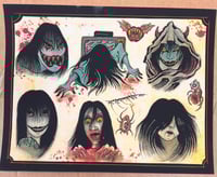 Image 1 of “ Ghosts” flash sheet 
