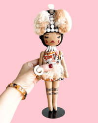 Image 1 of SAMOAN TAUPOU ART DOLL SMALL MADE TO ORDER 