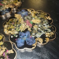 Image 5 of Custom Set of 4 Floral Coasters 