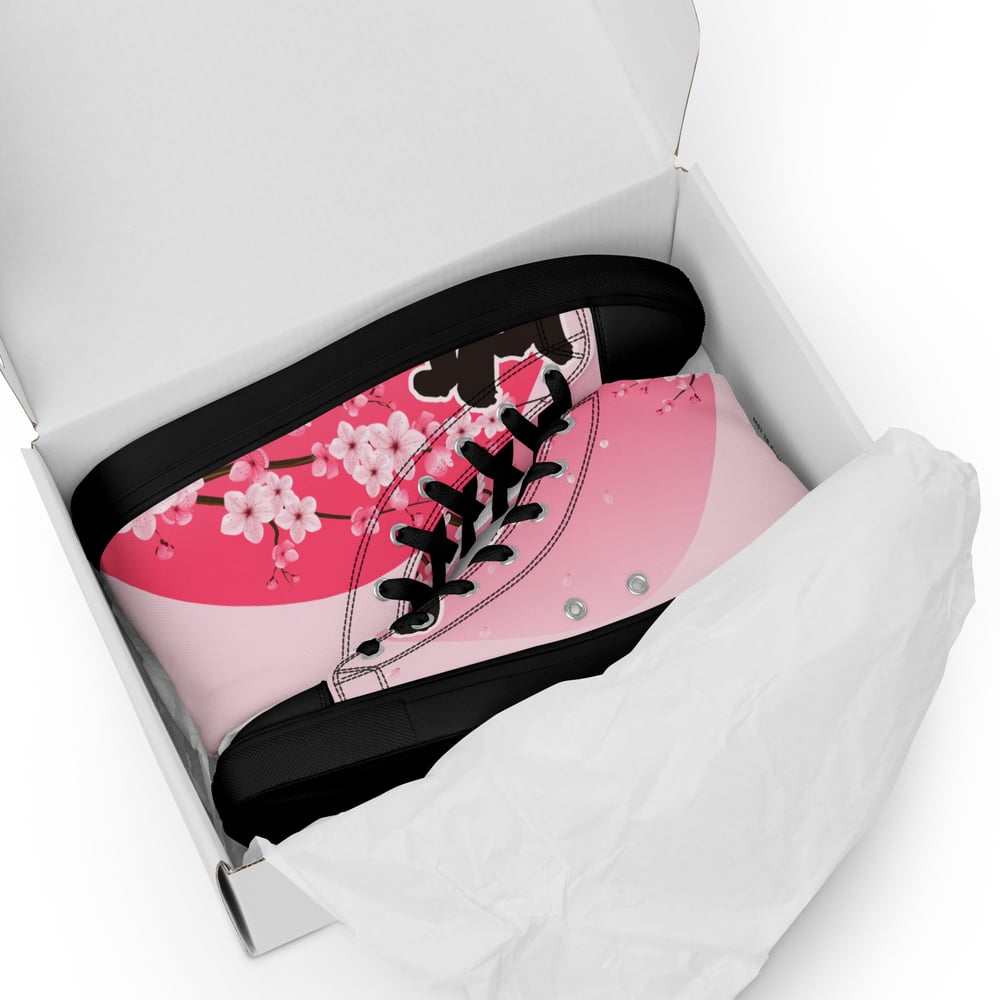 ZEN EXP - “Sakura” Women’s high top canvas shoes