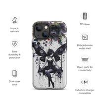 Image 21 of Gothic Inspired Dark Fairy and Flowers Tough Case for iPhone®