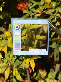 Image 1 of Art Application CLEAR Sticker