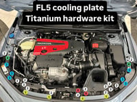 Image 1 of FL5 Civic Type R Titanium Cooling Plate And Intake Cover Hardware