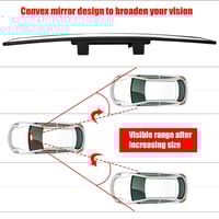 Image 6 of Rearview Wide-Angle Mirror - Universal 