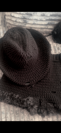 Image 1 of Black Cowboy Hat