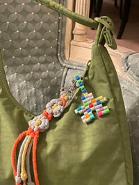 Image 2 of Macro Bag Charms – Oversized Beaded Statement Clips