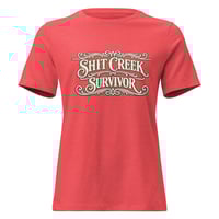 Image 4 of Shit Creek Survivor Funny Women’s T-Shirt | Sarcastic Western Humor Graphic Tee