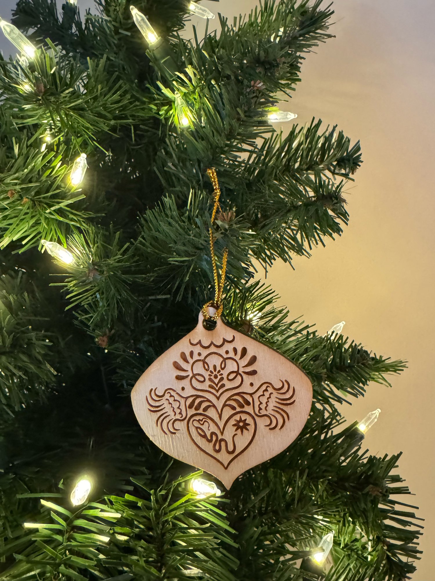 Image of Set of Christmas  tree decorations