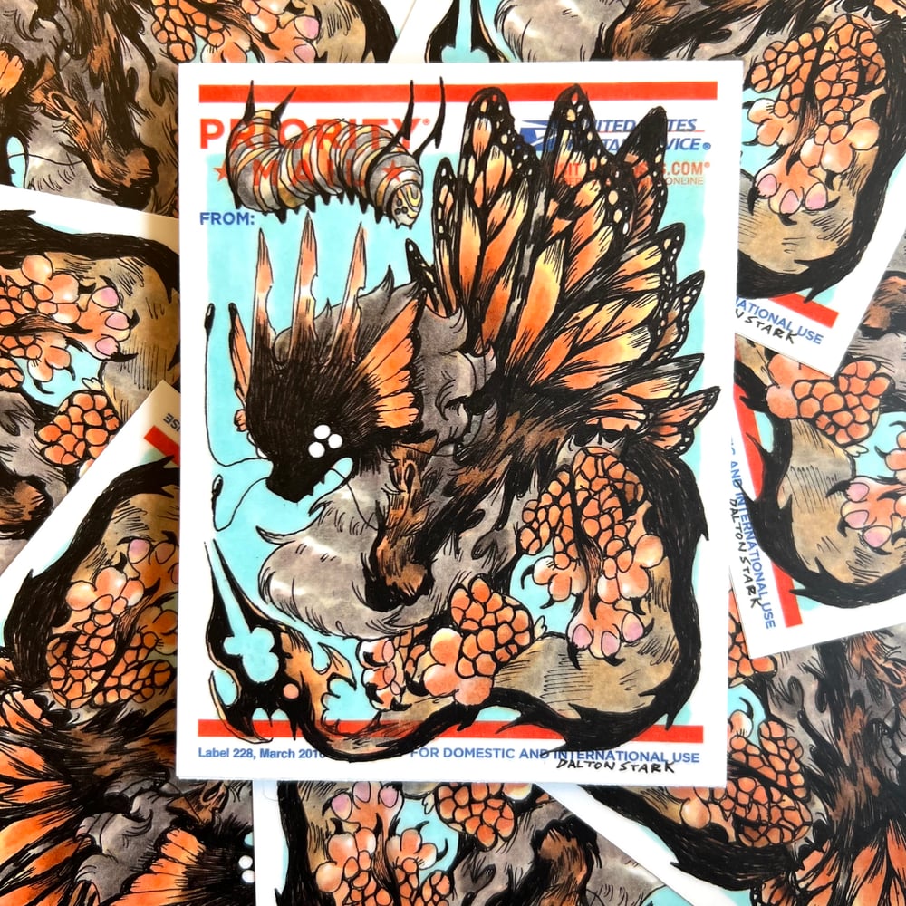 Image of Monarch Of Masses Sticker