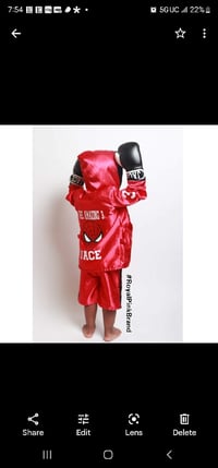 Image 3 of Character Baby Boxer Outfit