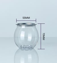 Image 3 of  Transparent Plastic Cans Suitable for Milk Tea Coffee Cake Smoothie PET Cans With Lid  (200ML-330ML