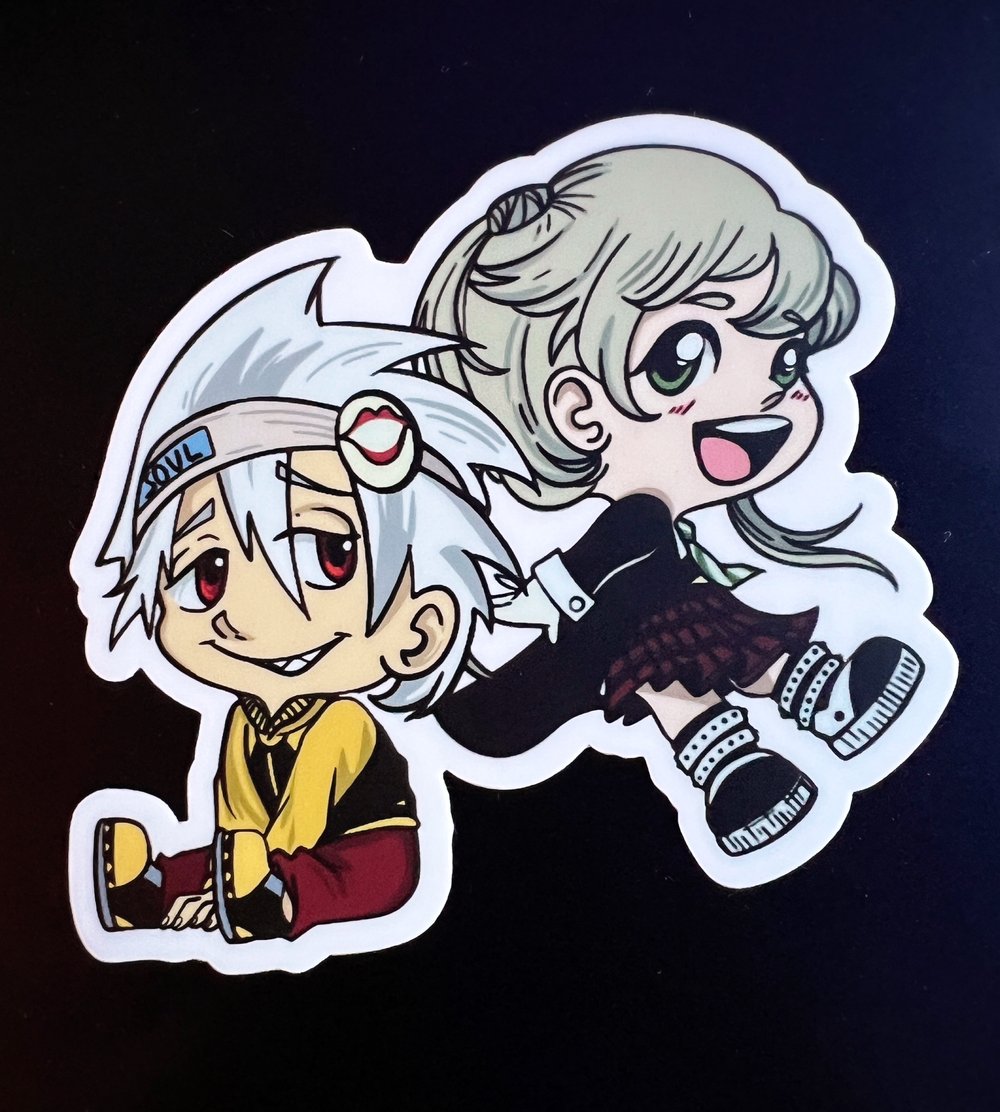 Image of Soul and Maka Sticker