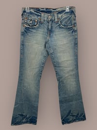 Image 1 of True Religion Twisted Seam Flared Pants (32x32)