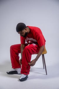 Image 2 of Red CCO Flare Pants 