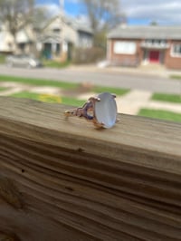 Image 4 of White Cats Eye Ring