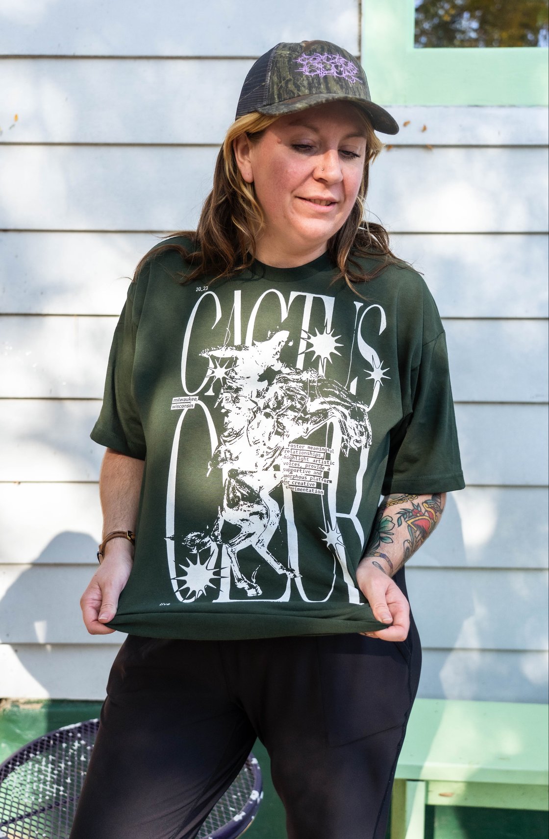 Image of Cowboy USA-made tee shirt