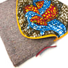 Tweed Ankara Zipped Bag Project Bag