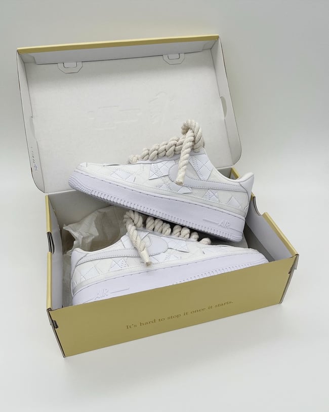 ‘WHITE EILISH’ AF1’s