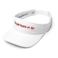 Image 2 of fix your hearts or die visor