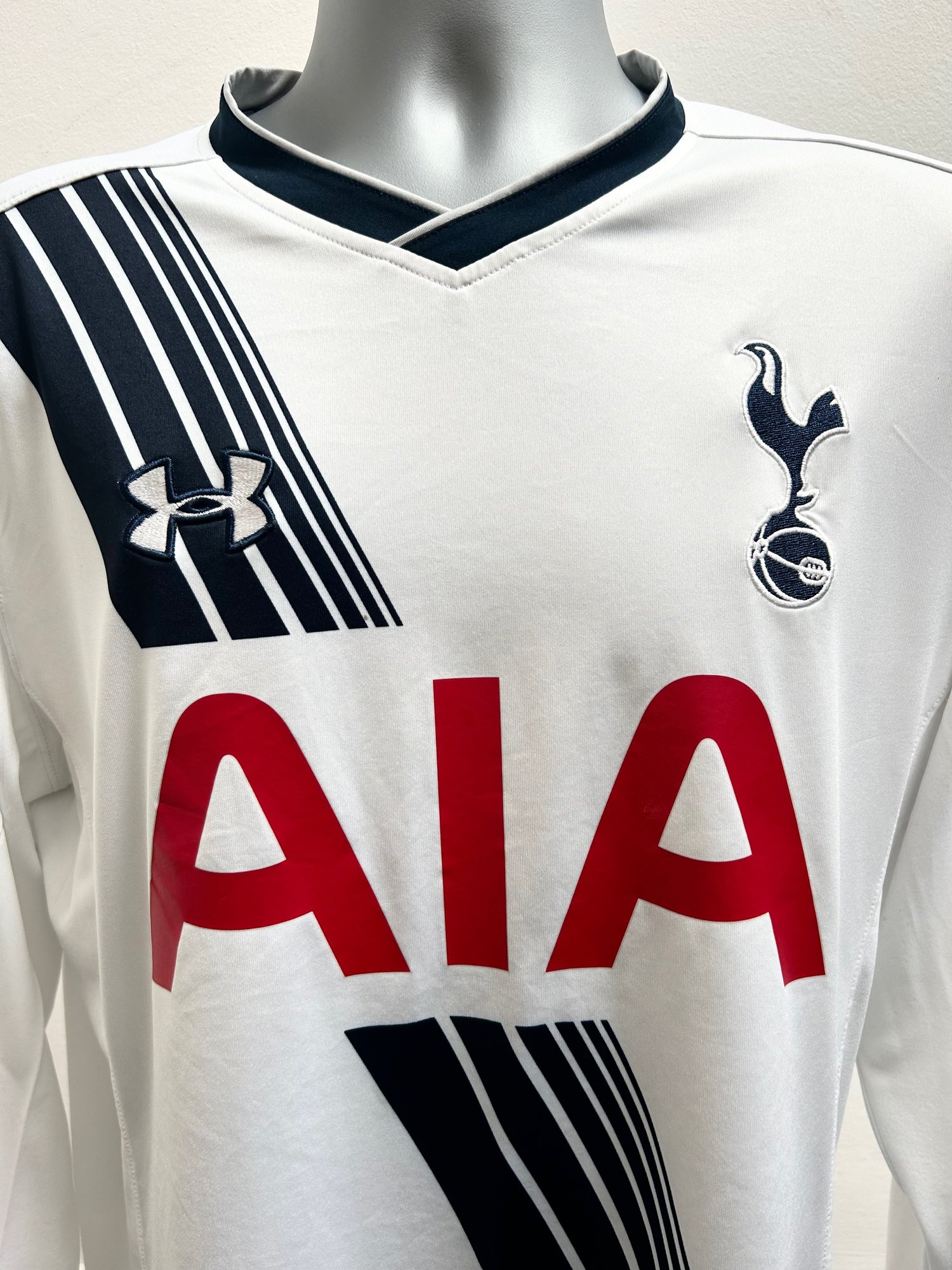 Image of Tottenham Hotspur “VERTONGHEN 5” 2015/16 Home Long Sleeve Shirt + PL patches (L)