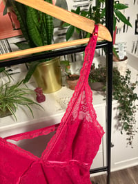 Image 4 of Red lace lounge dress 