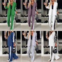 Image 1 of Boss girl t Lapel Collar Top and Pants Set