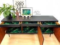 Image 3 of Mid Century Modern Retro McIntosh SIDEBOARD / LONG TV CABINET painted in black