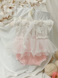 Image 4 of Newborn Body Dress – Rose Pink Photo Prop