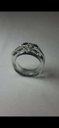 Image 3 of Prasiolite gemstone ring 