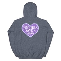 Image 24 of HOT GIRLS HAVE HEART HOODIE - PURPLE