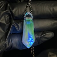 Image 2 of Crystal Pendant 4 - UV Opal Rainbow