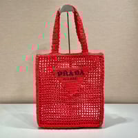 Image 9 of Pràdä Straw Beach Bag