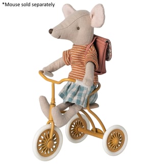 Image of Maileg - Abri à Tricycle for Mouse ocher