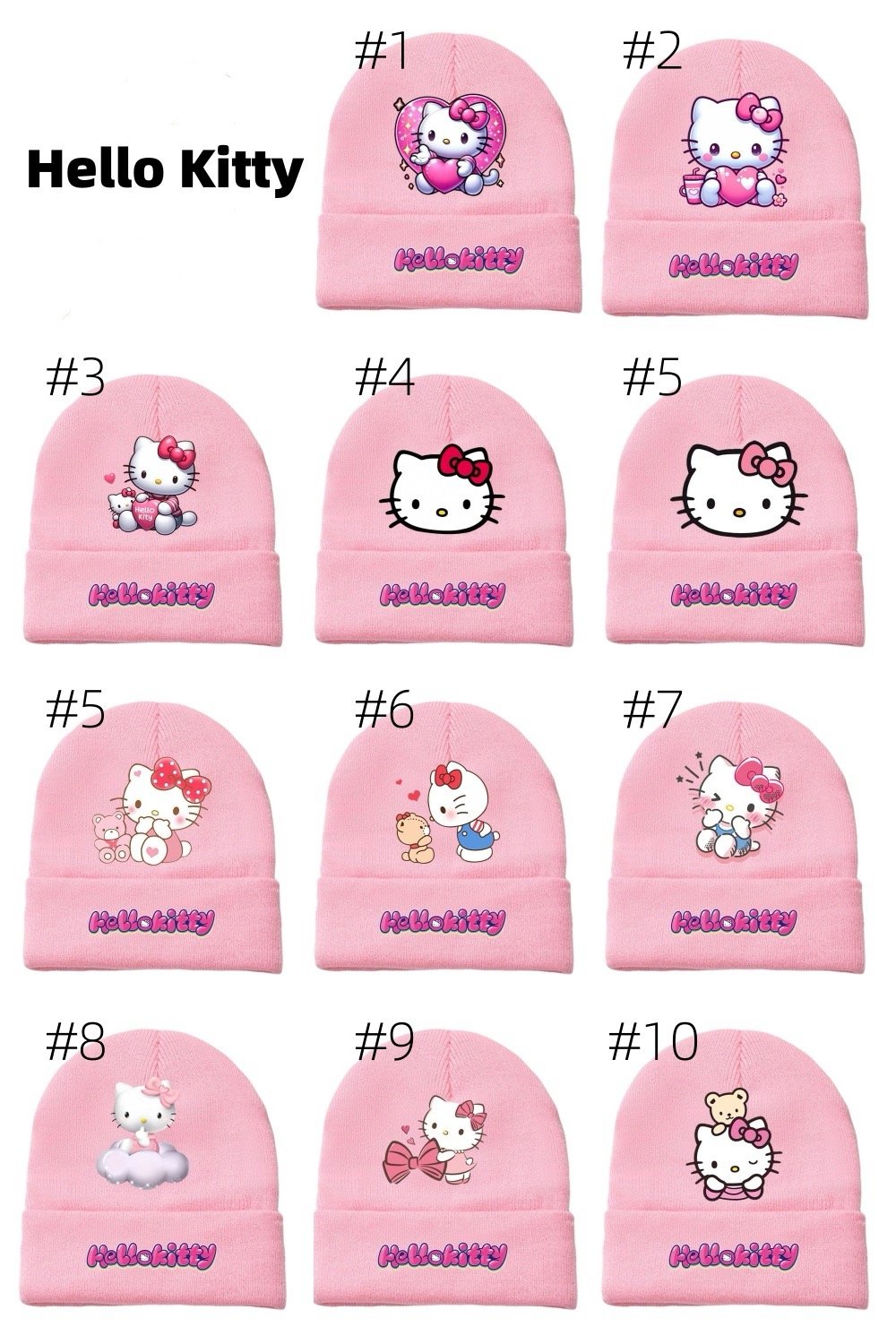 Image of Hello kitty beanies 