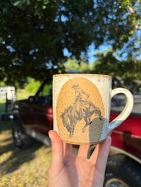 Image 9 of Set of 2 bronc mugs 
