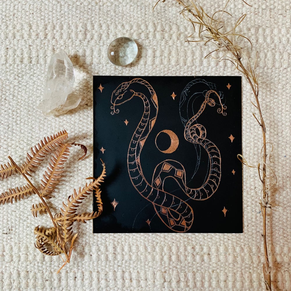 Image of Adder Etching