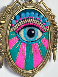 Image 3 of Mystic Eye - turquoise/pink