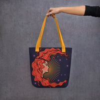 Image 1 of Moon Face Tote bag