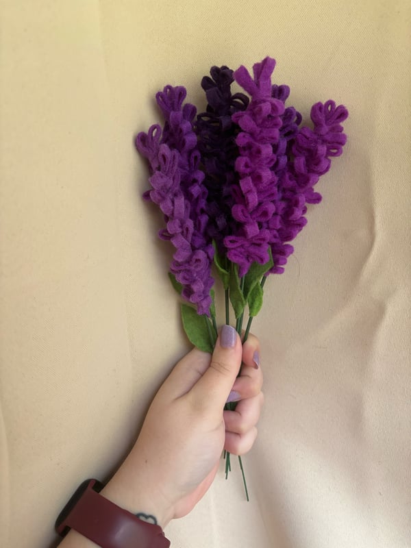 Image of Small Bouquet of Lavender (dark variety) 